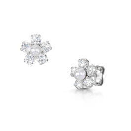 whimsical flower pearl studs UK WHIPE a main