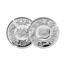 pistruccis waterloo medal proof set UK PISM a main