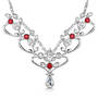Greville Floral Bandeau Necklace and Earring Set UK GRES b pendant