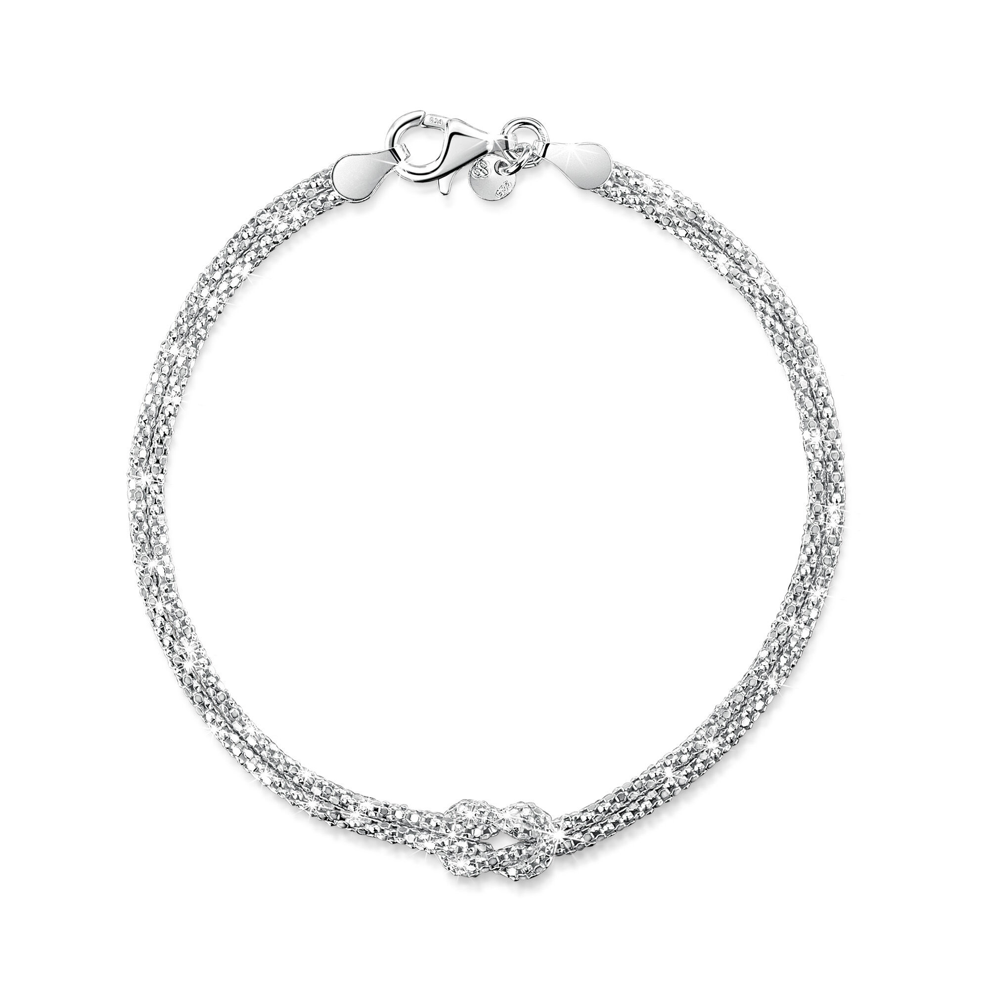 Sicilian Knot Silver Bracelet