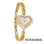 the personalised birthstone heart watch UK PHBW l twelve