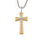 Personalized Two in One Diamond Cross Pendant 12049 0016 e cross