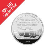 the d day 80th anniversary silver commemorative UK HOBD a main