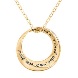 niece infinity circle diamond pendant UK NICDP b two