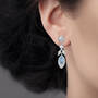 Grand Entrance Fancy Blue Earrings 10959 0018 m model