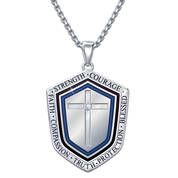 blessed son shield diamond pendant UK BSSDP a main