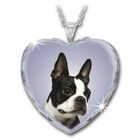 the boston terrier heart pendant UK BNHP2 a main