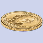 2007 adams dollar error coins UK ADEC d four