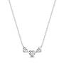 heartfelt trilogy silver diamond necklace UK HTSDN a main