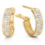 the white hot hoop gold earrings UK WHEG a main