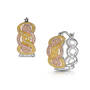 sparkling tri tone earrings UK STTE a main
