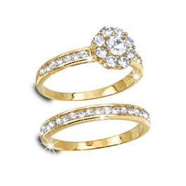 eternally yours duo rings UK DUOR2 b two