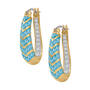 The Inside Out Birthstone Hoops, Inside Out Birthstone Hoops 10963 0012 c march