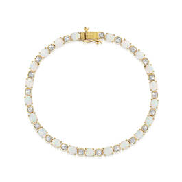diamond and opal opulence bracelet UK DOOB b two