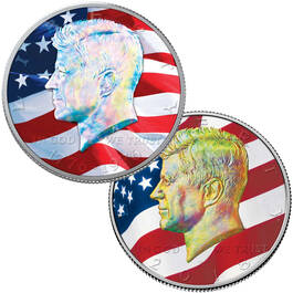 Reflections of Freedom Kennedy Half Dollars EKH 6