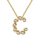 Simply Elegant Diamonisse Initial Pendant 6018 001 5 1