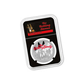 the rolling stones 1oz silver proof coin UK ROLSP c three