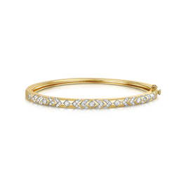 golden aztec cz bangle UK GACZB a main