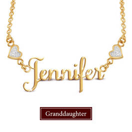 granddaughter personalised name diamond  UK GPSDN a main