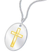 son cross pendant UK SCROP a main