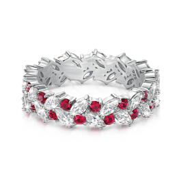 fire and ice silver eternity ring UK FIER a main