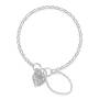 love blooms italian silver bracelet UK LBISB a main