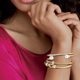 The Golden Twist Bangle Set 12000 0013 m model