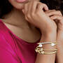 The Golden Twist Bangle Set 12000 0013 m model