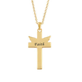 Pure Devotion Cross Pendant Set 10957 0044 c faith back