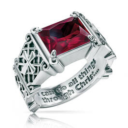 i can do all things birthstone ring UK ICDBR g seven