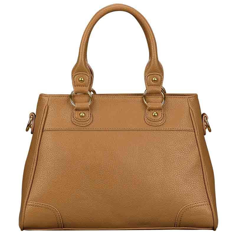 personalised initials brown handbag UK IPB d four