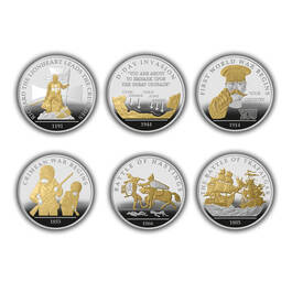 the great british battles silver bullion set UK GBSB a main