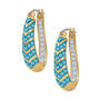 The Inside Out Birthstone Hoops, Inside Out Birthstone Hoops 10963 0012 l december
