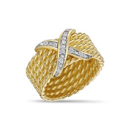 CZ KISS ROPE RING UK CKIR a main