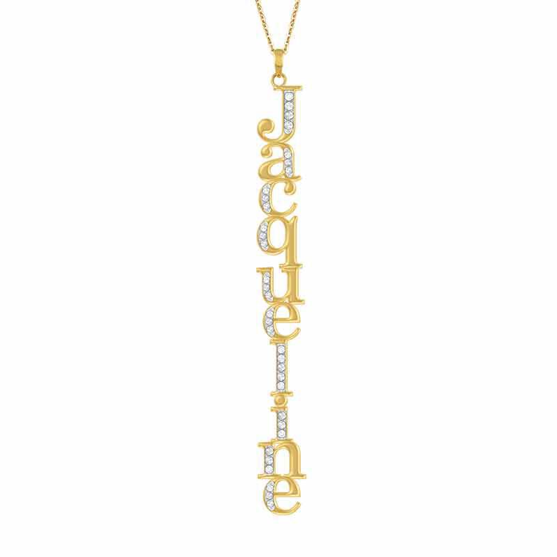 Personalised crystal necklace online