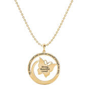daughter colourful butterfly pendant UK DCBP b two