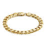 mens gold plated silver bracelet UK MGSIB a main