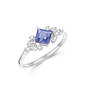 violet vision tanzanite silver ring UK VVTSR a main