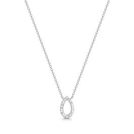 dewdrop diamond silver pendant UK DIDSP a main