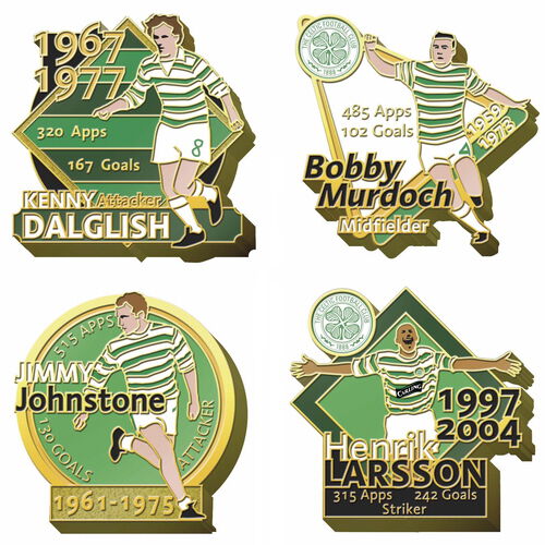 Celtic FC Heroes Pin Collection
