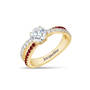 Personalized Birthstone Beauty Ring with Free Matching Pendant 11318 0012 n ring