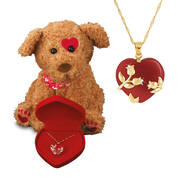 love you fur ever puppy and pendant UK LFPP a main