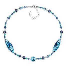 onde azzurre murano necklace UK OAMN b two