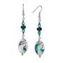 blue wave murano earrings UK BWME c three