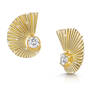 golden fan cz earrings UK GCZE a main