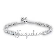 personalised shimmering tennis bracelet UK PERTB a main