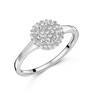glamour and glitz cz silver ring UK GLGLR a main