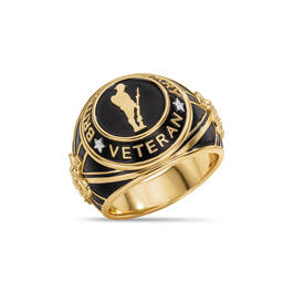 Mens Veterans Ring Pers UK MRVET a main