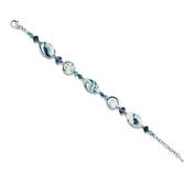 blue wave murano bracelet UK BWMB b two