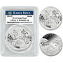 liberty and britannia early issue silver proof set JBL b Slab